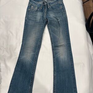 Miss Me Flare Jeans in Classic Blue